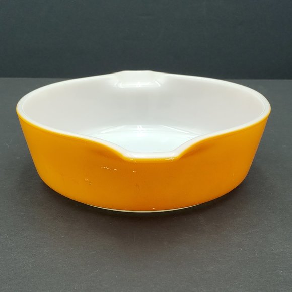 Pyrex Orange 1 Pint Casserole 471 Round Friendship 1 Pt Serving Dish - Picture 3 of 13